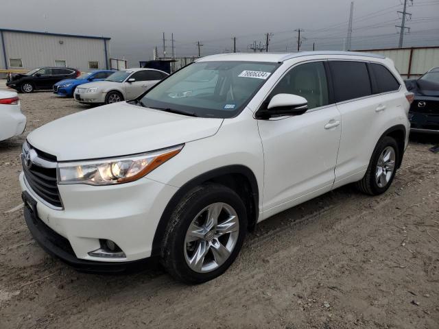  Salvage Toyota Highlander