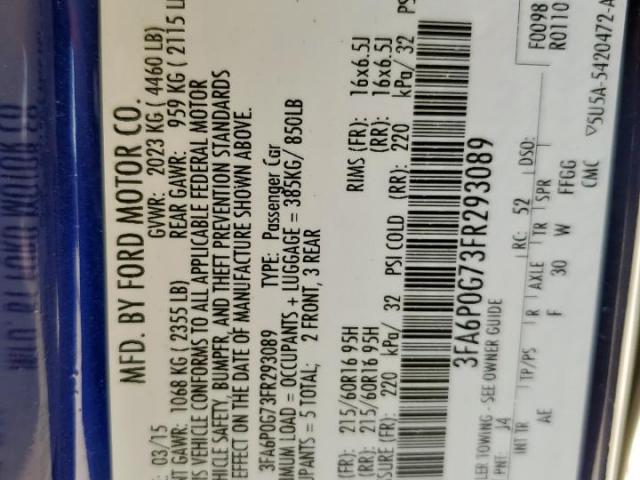 Ford Fusion S Image 8