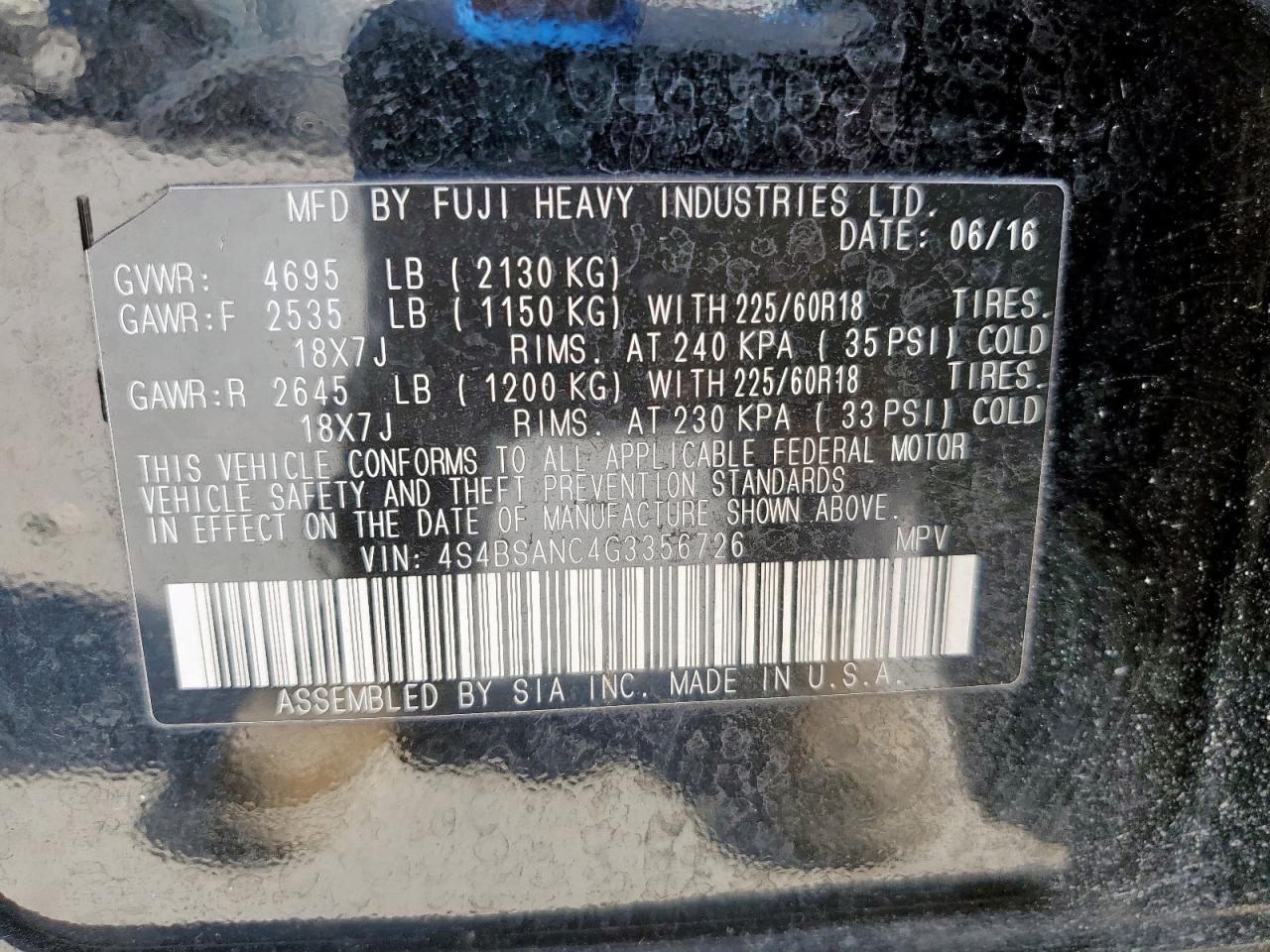 Subaru Outback 2.5i Limited Image 9