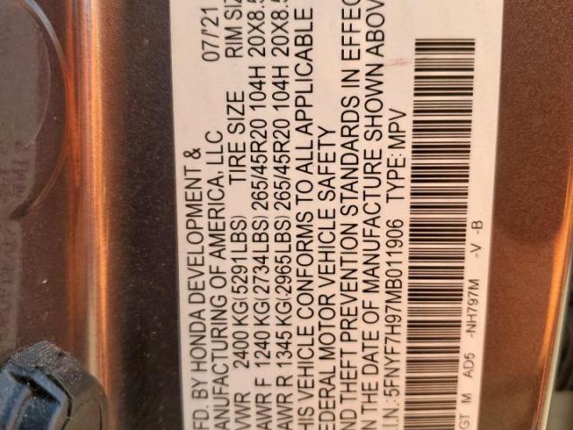 Honda Passport Touring Image 13