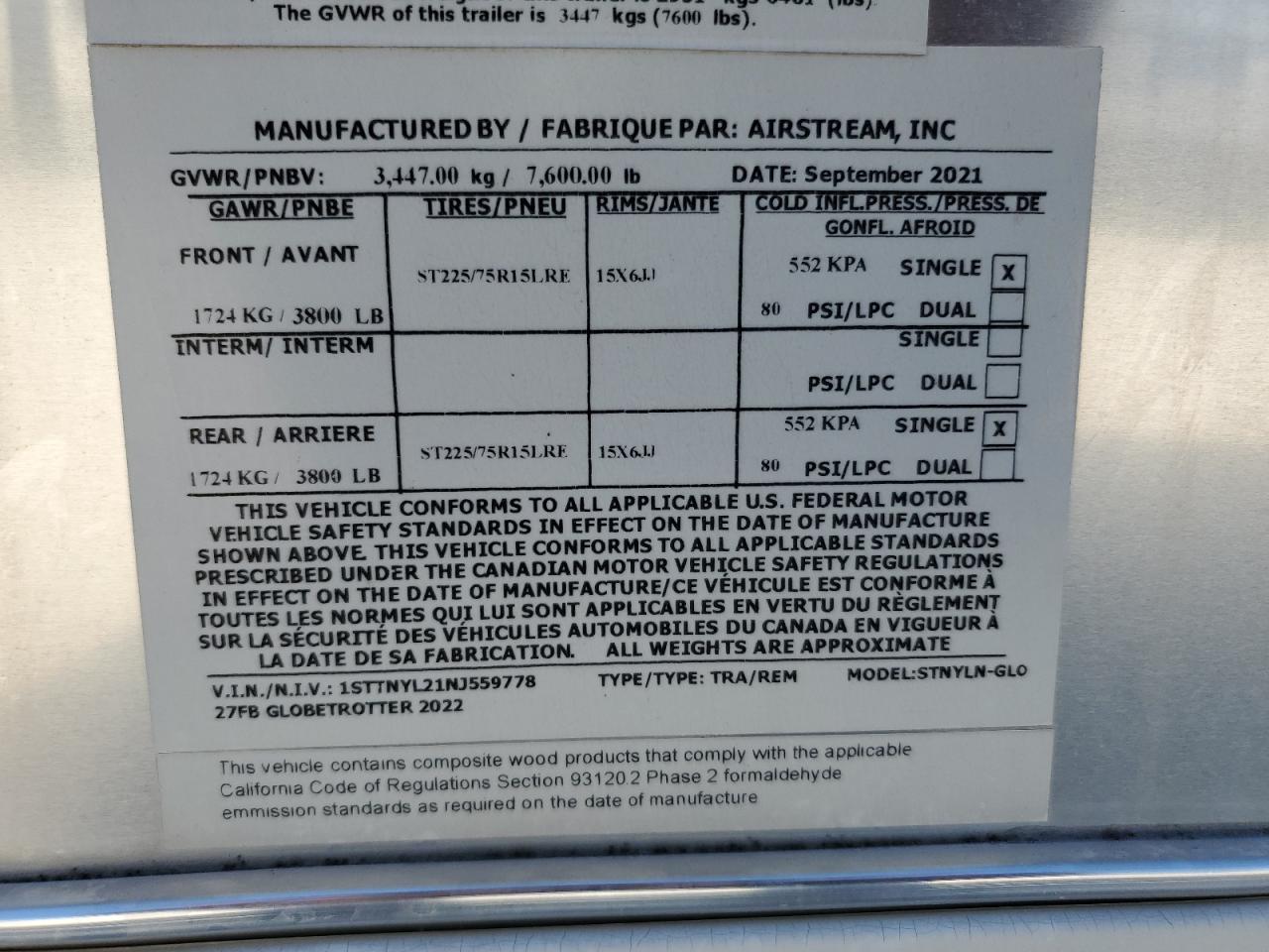 Airstream Globetrott Image 4