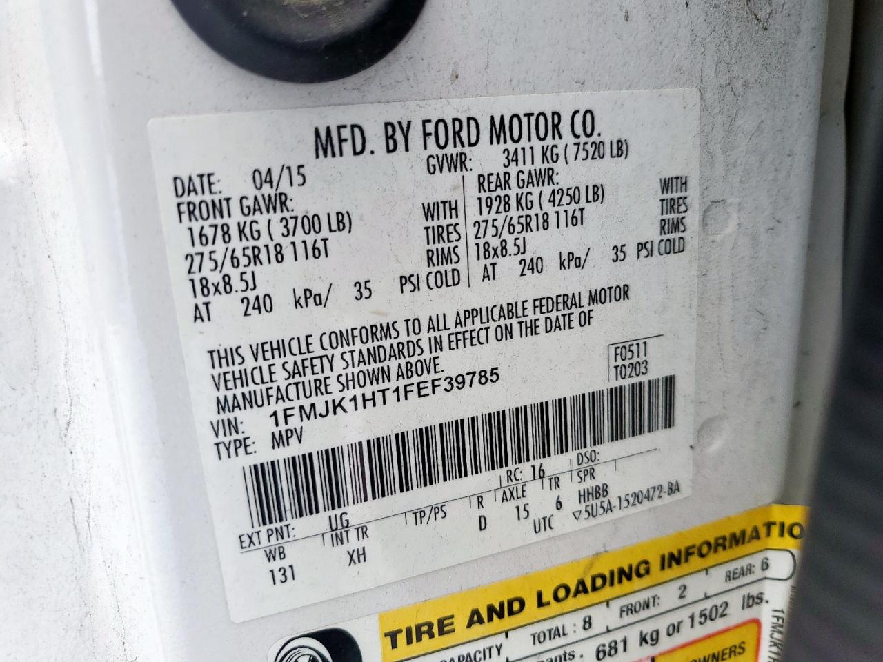 Ford Expedition El Xlt Image 2