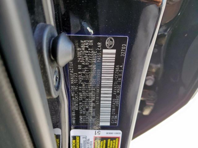 Toyota Camry Le Image 10