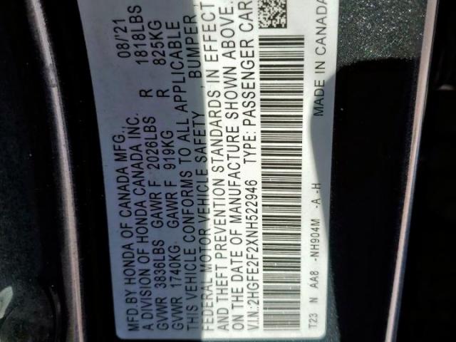 Honda Civic Lx Image 12