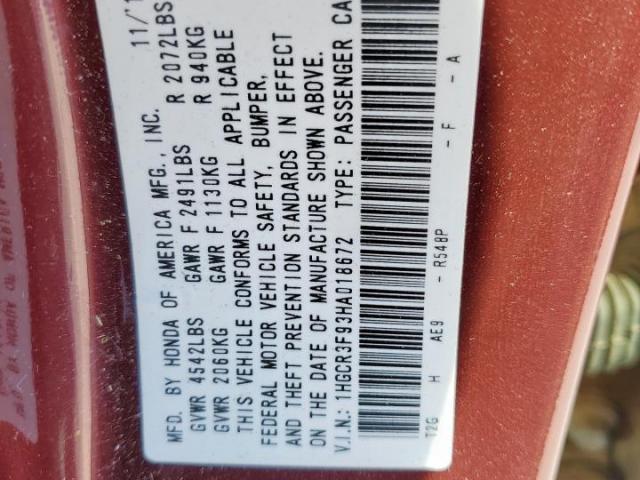 Honda Accord Touring Image 11