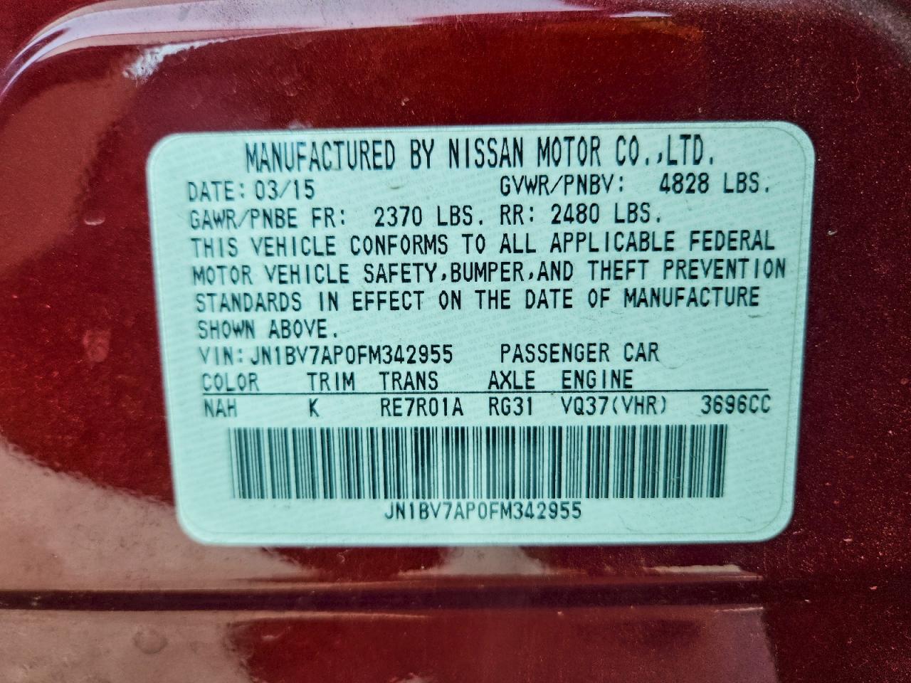 INFINITI Q50 Base Image 10