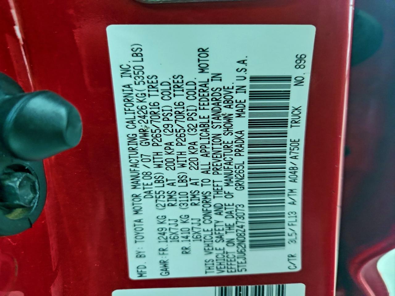 Toyota Tacoma Double Cab Prerunner Image 7