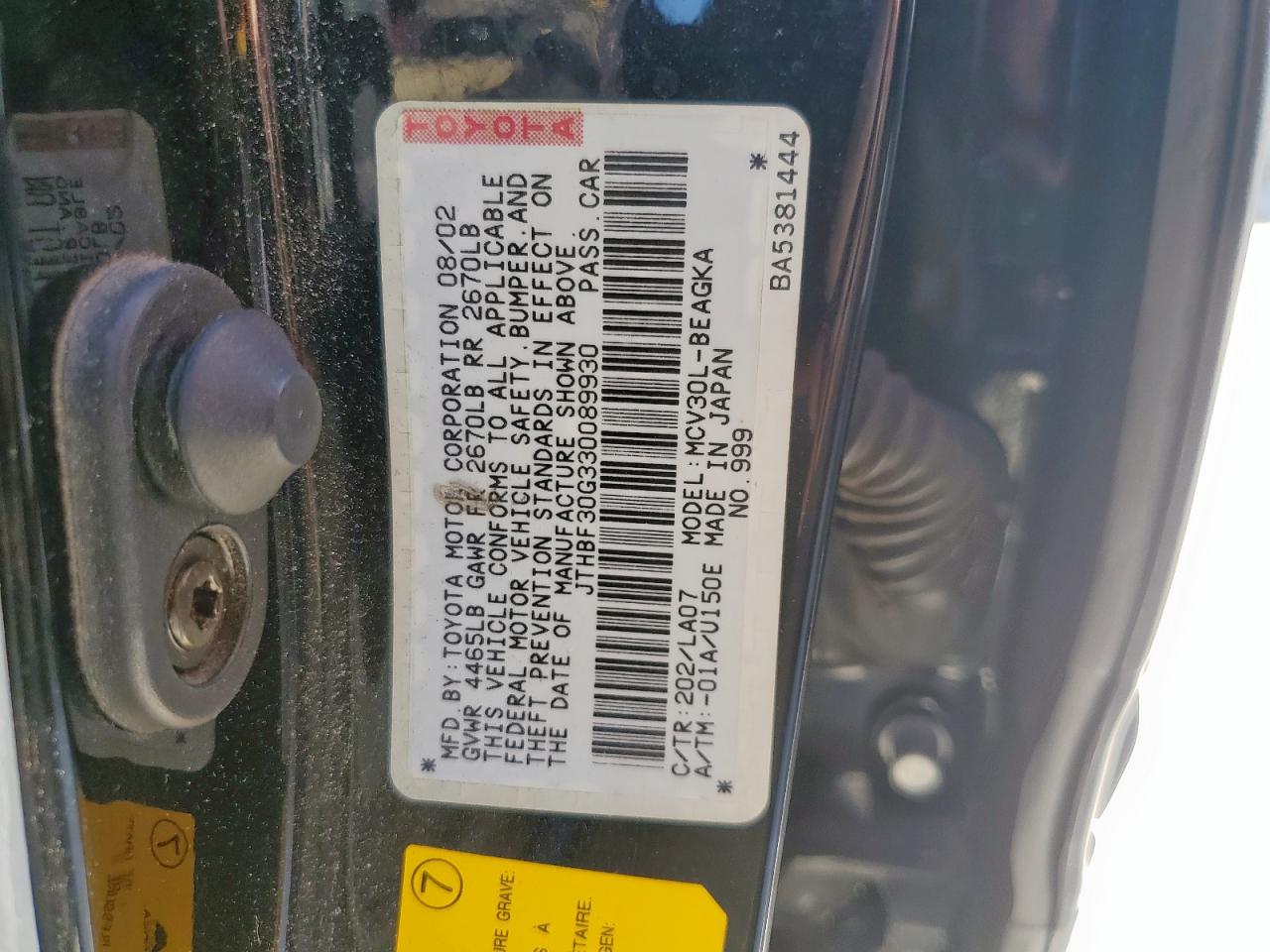 Lexus Es 300 Image 10