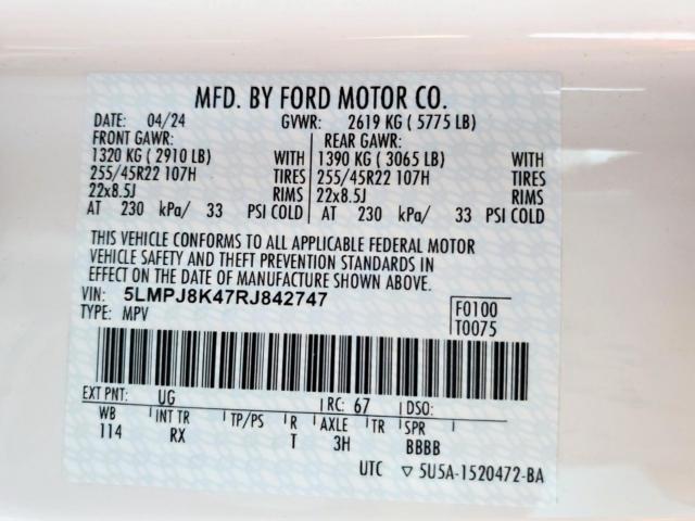 Lincoln Nautilus Reserve Image 13