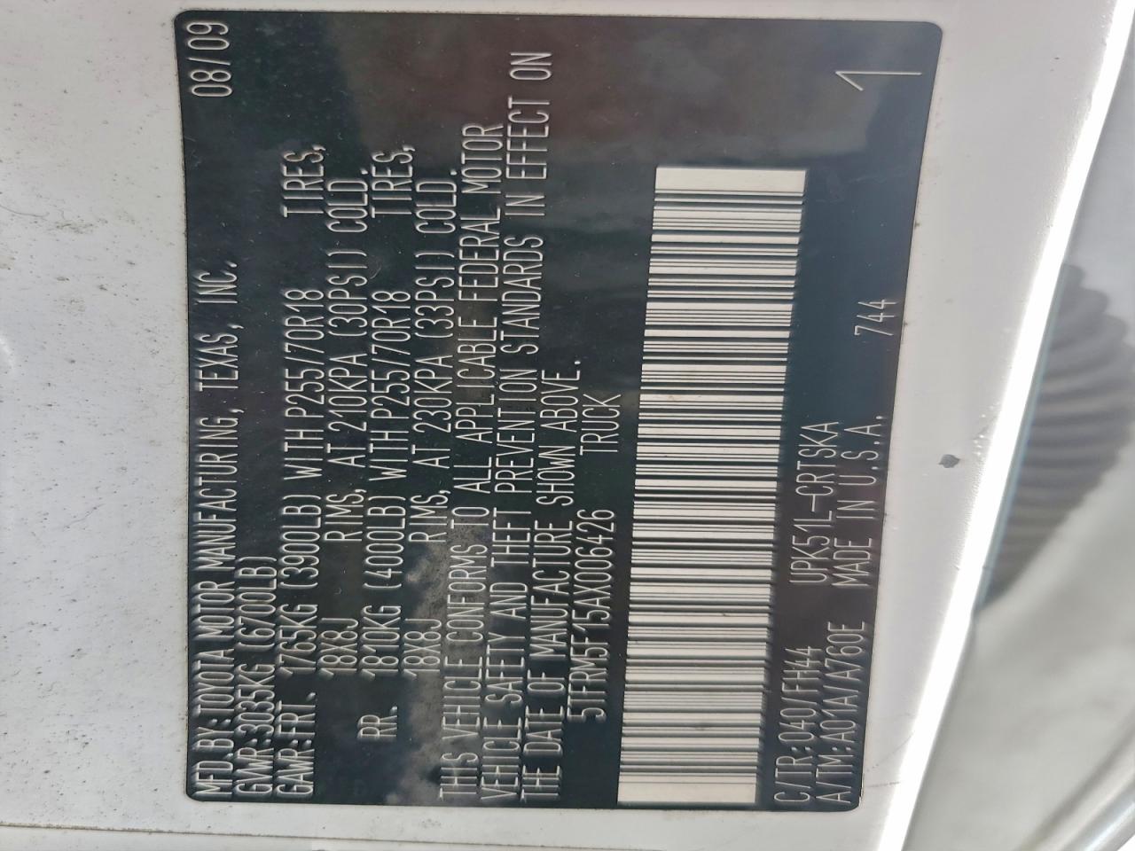 Toyota Tundra Double Cab Sr5 Image 8