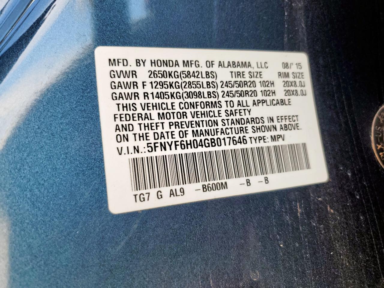 Honda Pilot Elite Image 10