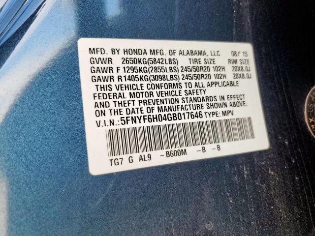 Honda Pilot Elite Image 10