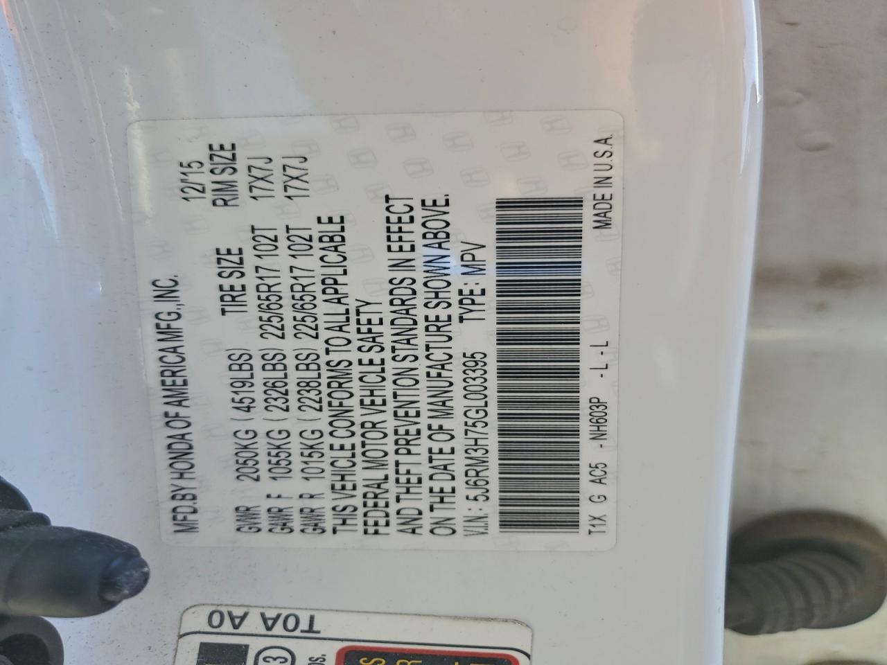 Honda Crv Exl Image 14