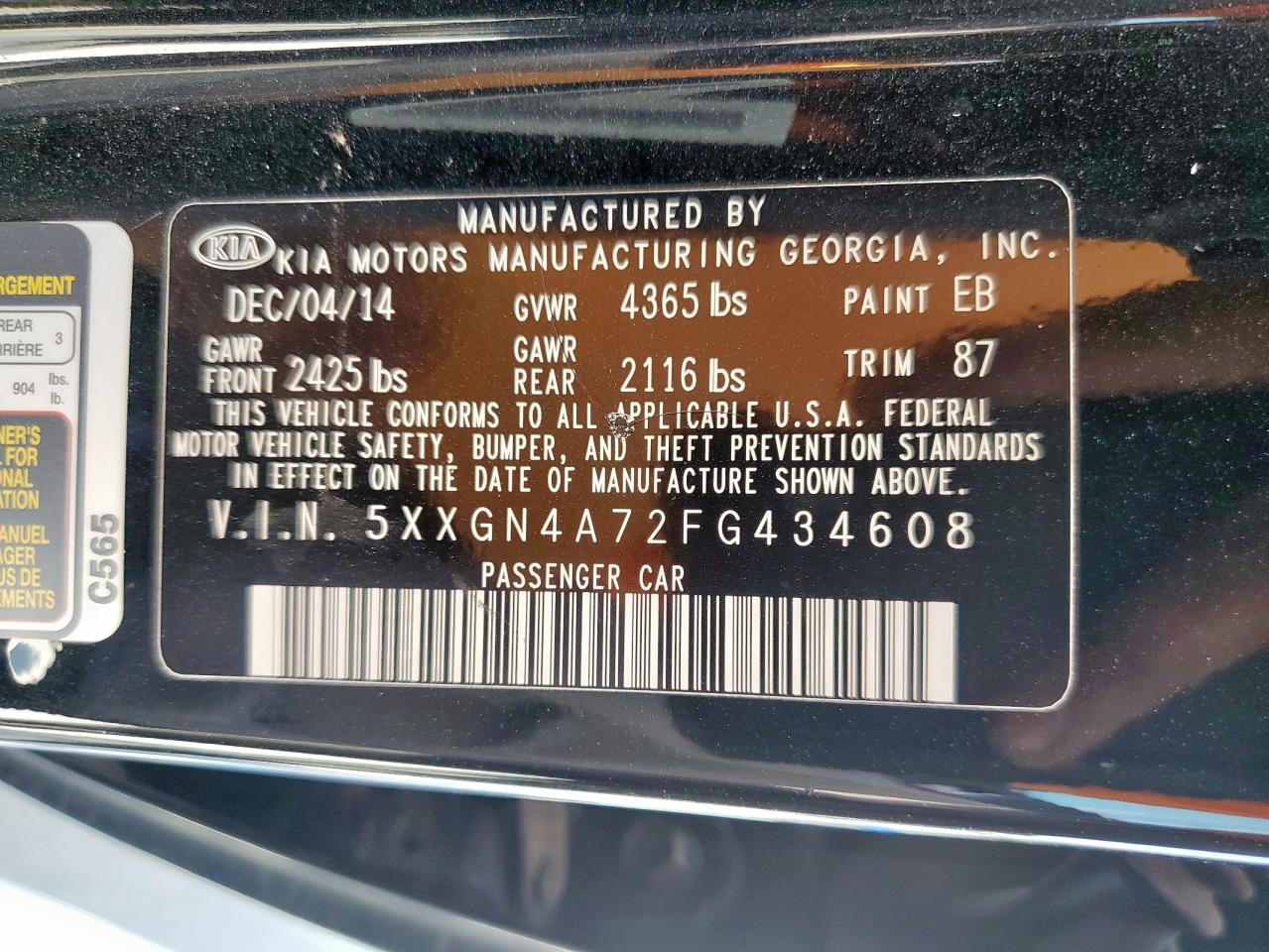 Kia Optima Ex Image 12