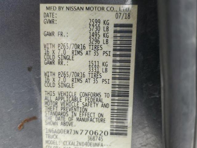 Nissan Frontier S Image 2