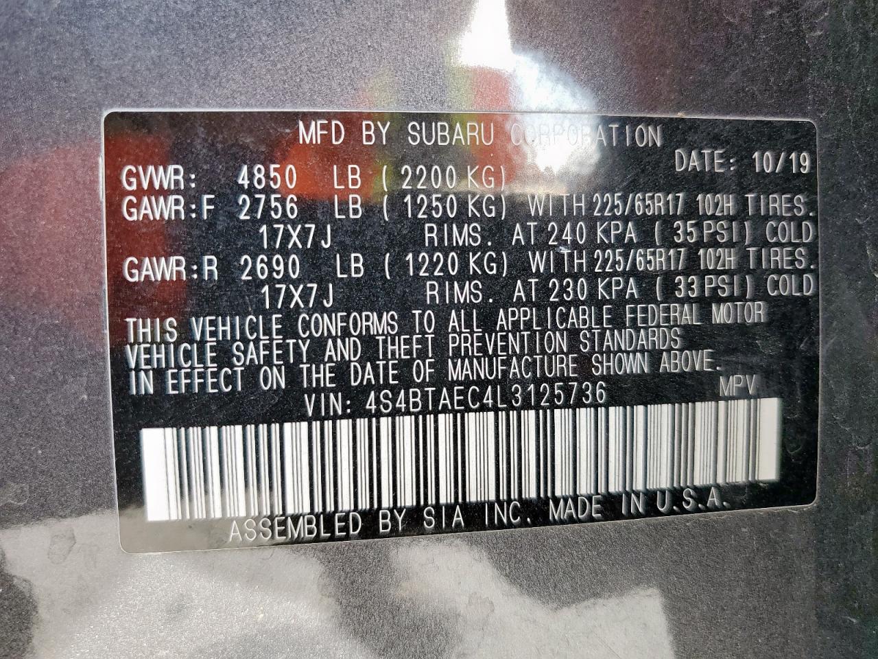 Subaru Outback Premium Image 11