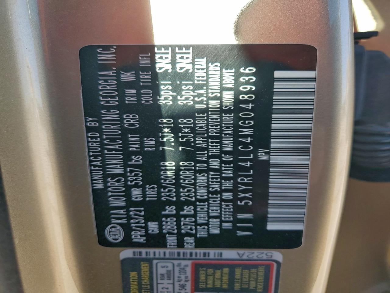 Kia Sorento S Image 10