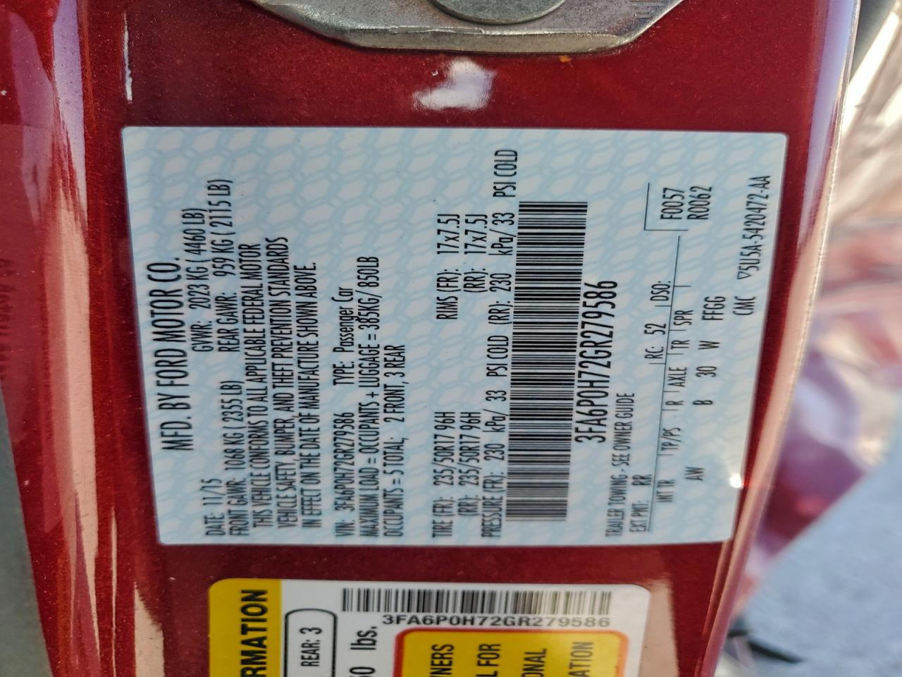 Ford Fusion Se Image 9