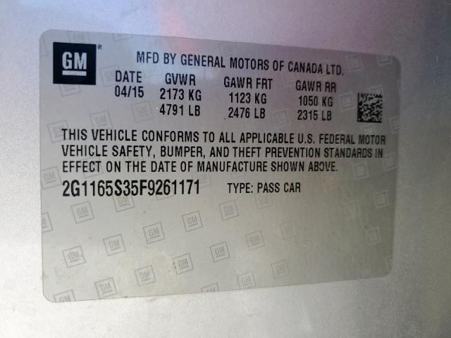 Chevrolet Impala Ltz Image 8