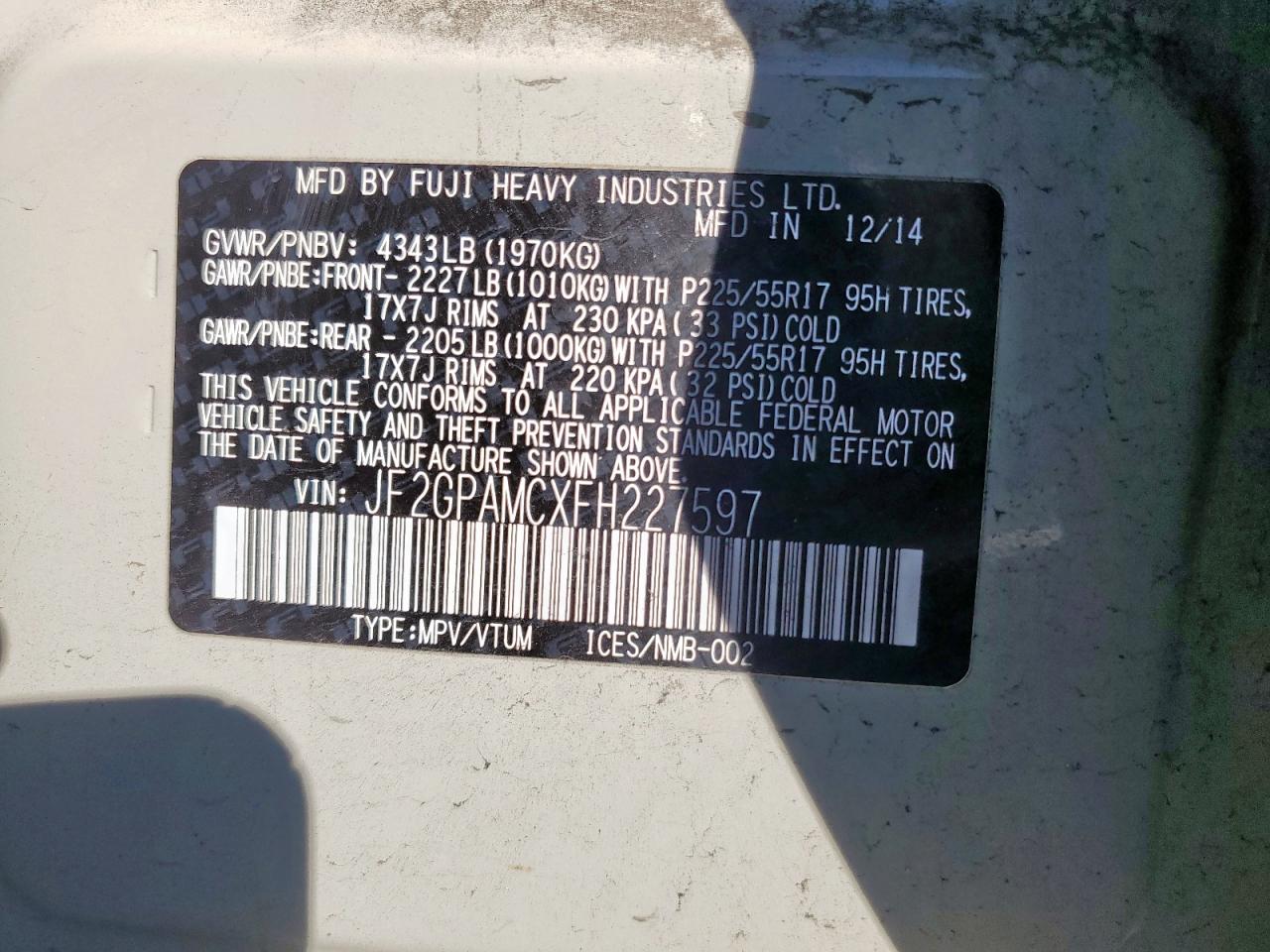 Subaru Xv 2.0 Limited Image 8