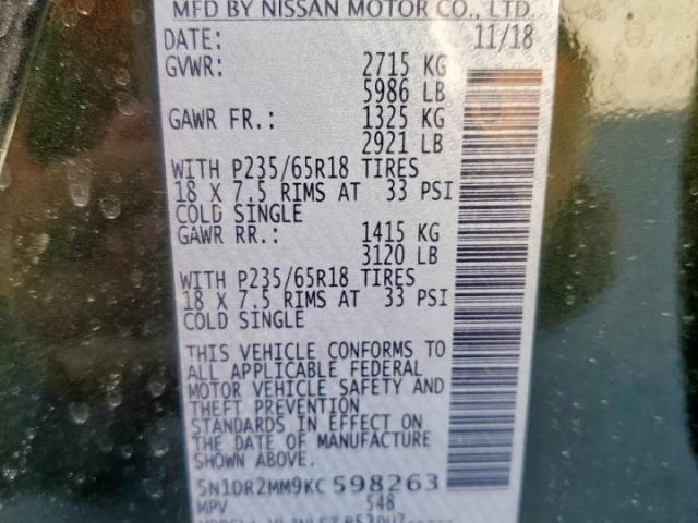 Nissan Pathfinder S Image 11