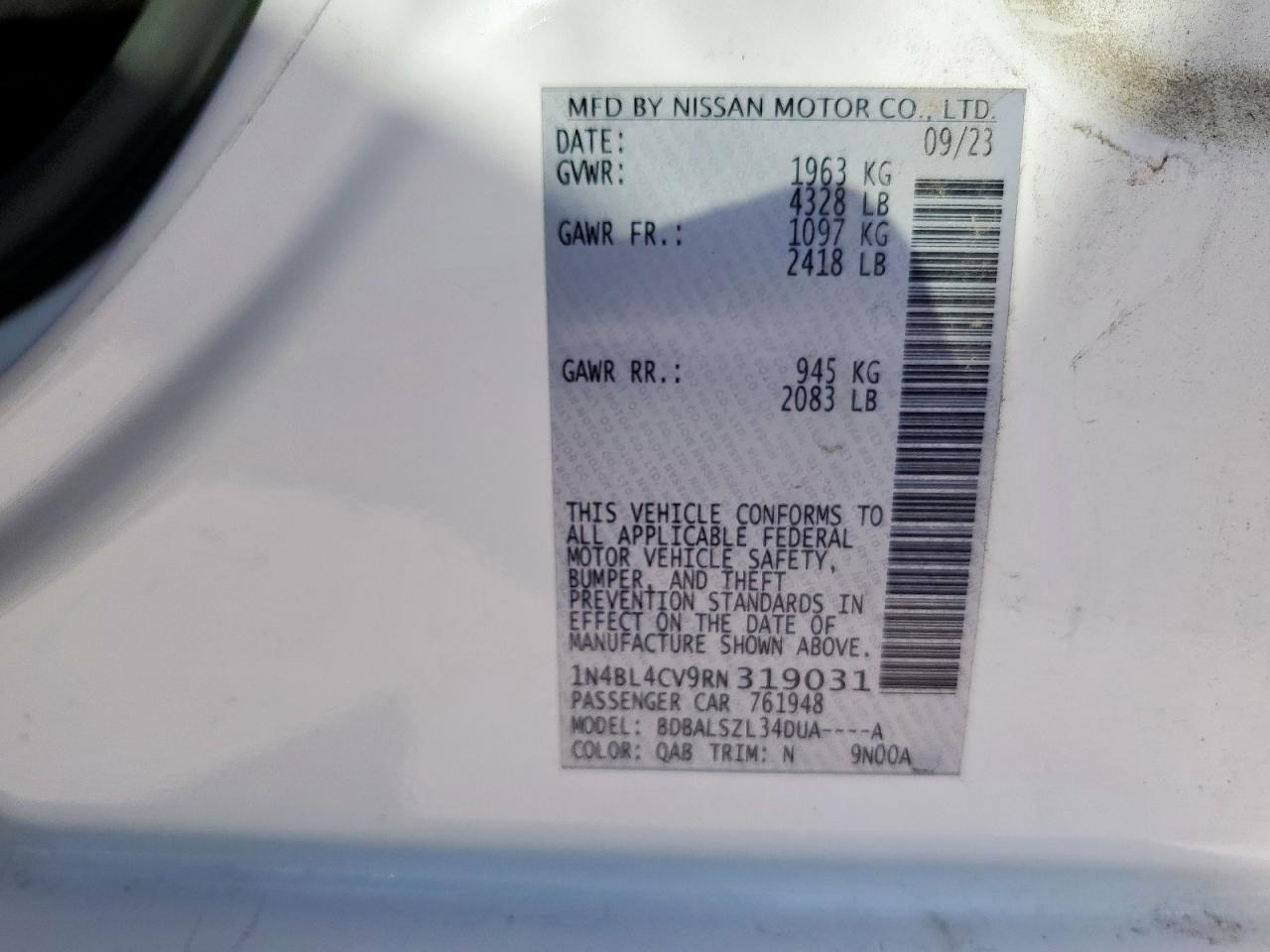 Nissan Altima Sr Image 9