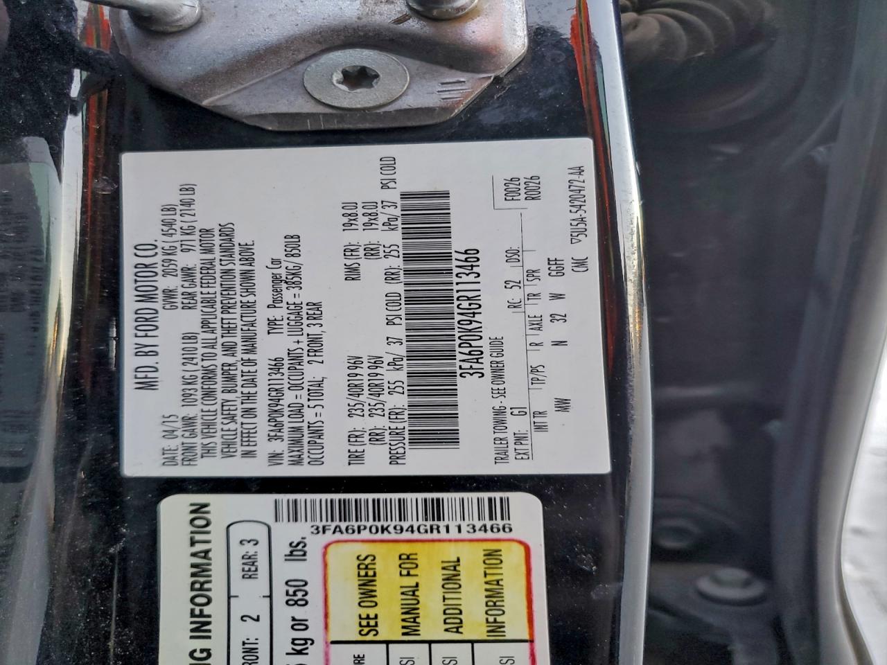 Ford Fusion Titanium Image 8