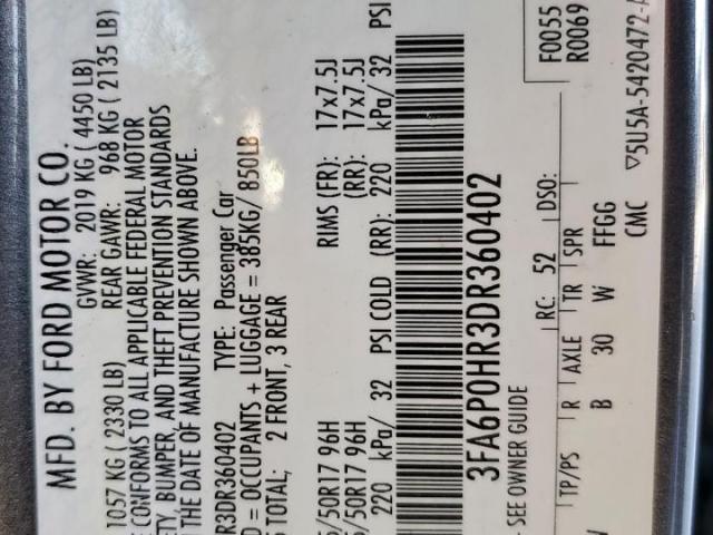 Ford Fusion Se Image 2