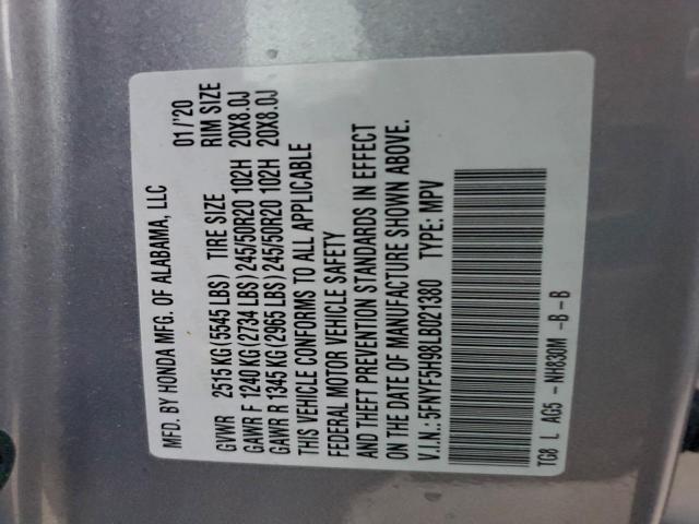 Honda Pilot Touring Image 11