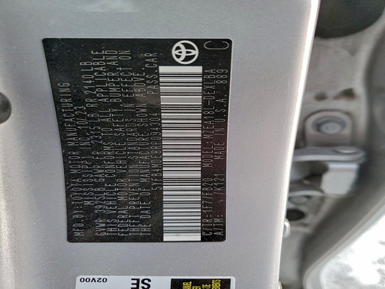 Toyota Corolla Le Image 12