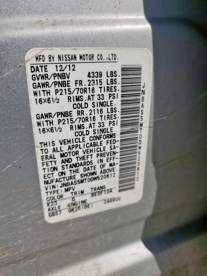 Nissan Rogue S Image 3