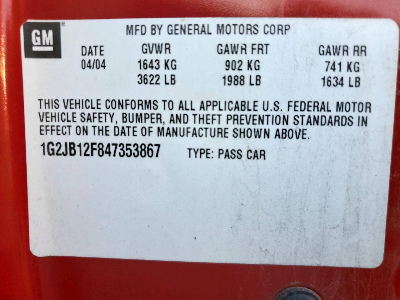 Pontiac Sunfire Image 12