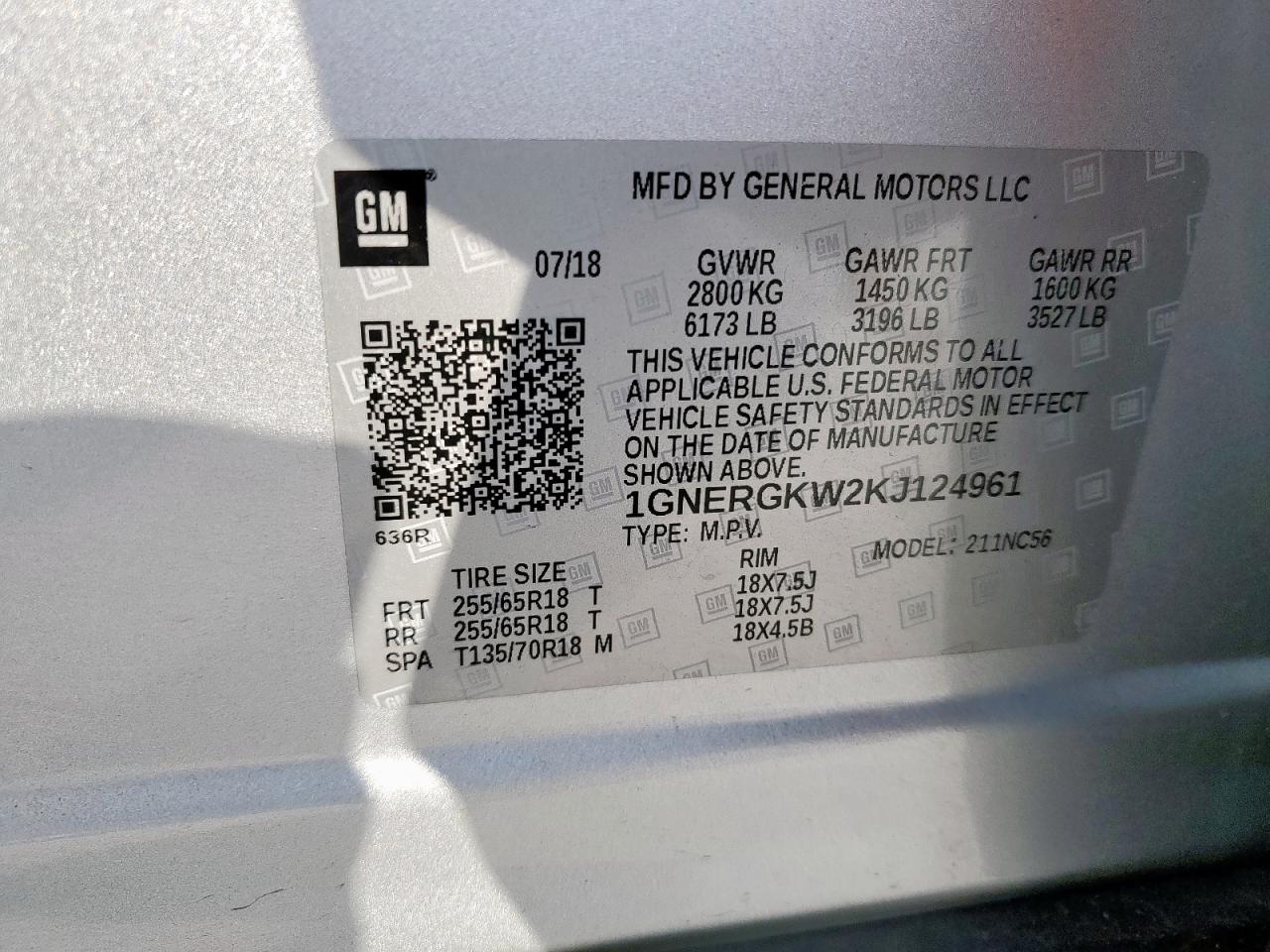 Chevrolet Traverse Lt Image 12