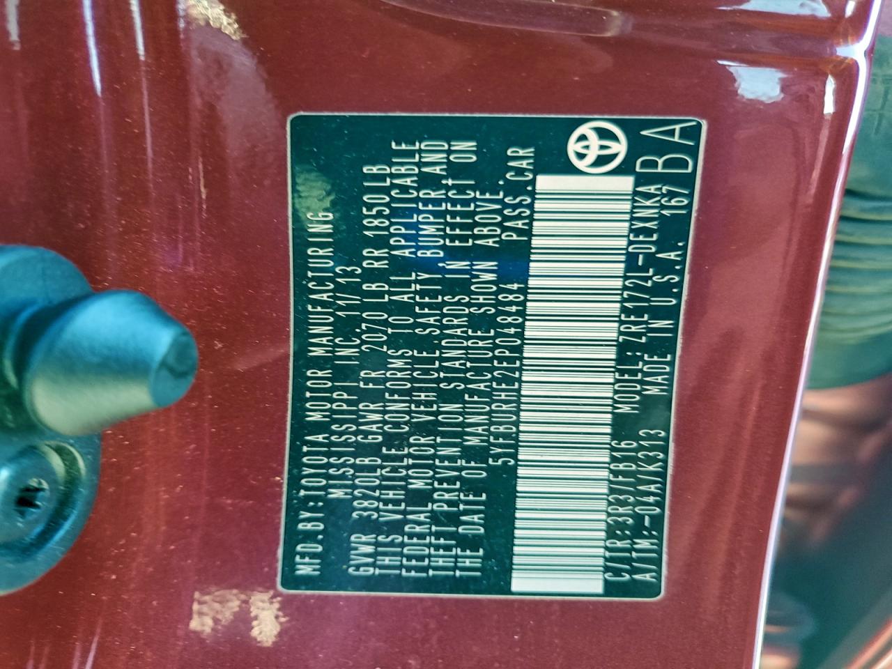 Toyota Corolla L Image 12