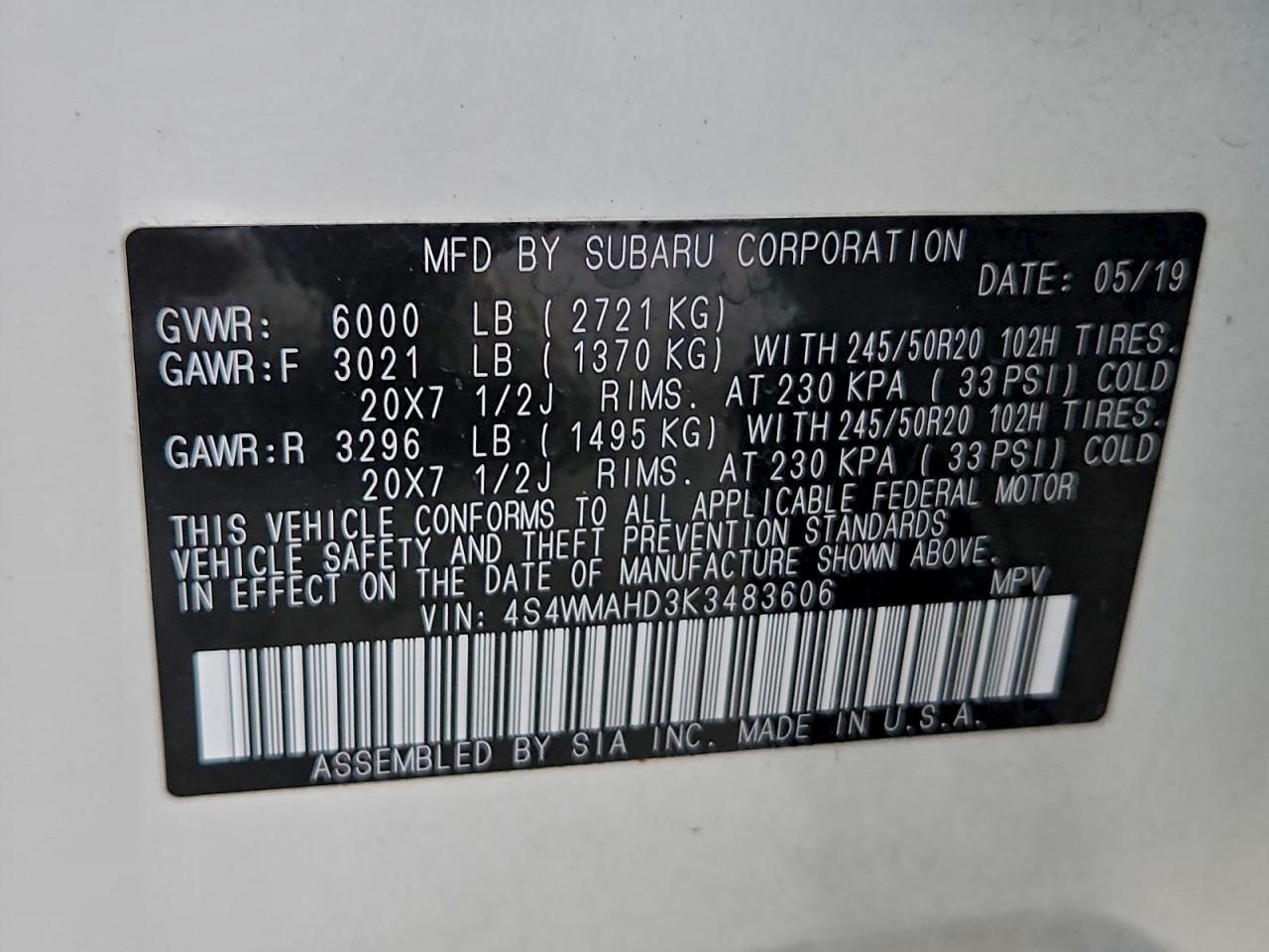 Subaru Ascent Premium Image 8