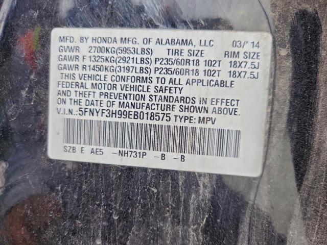 Honda Pilot Touring Image 2