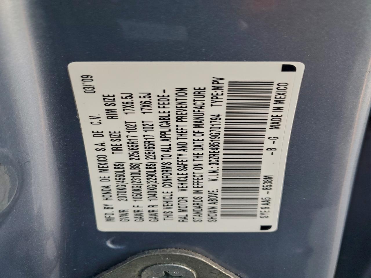 Honda Crv Ex Image 9