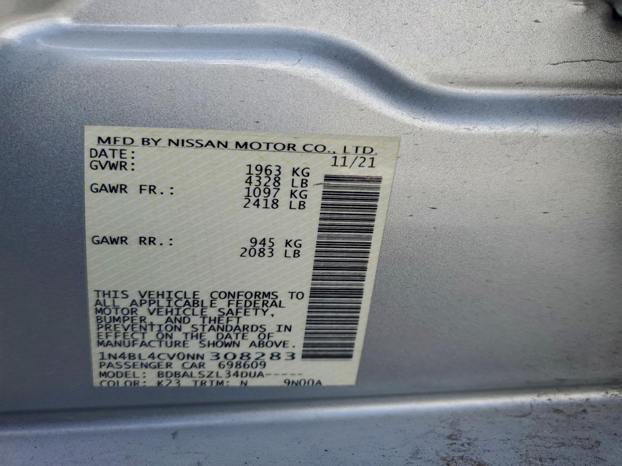 Nissan Altima Sr Image 10