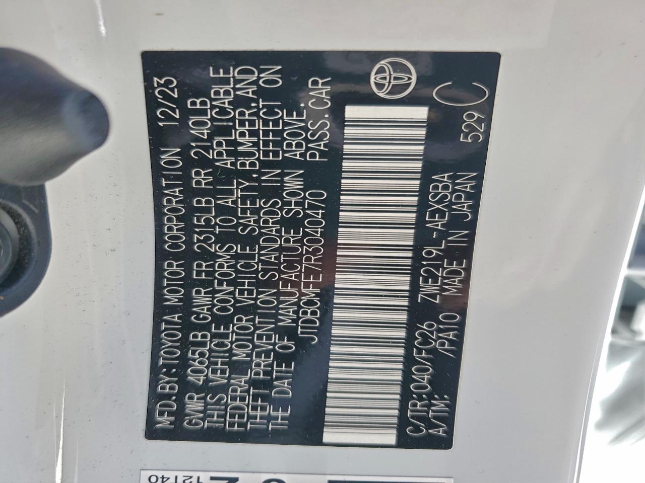 Toyota Corolla Le Image 13