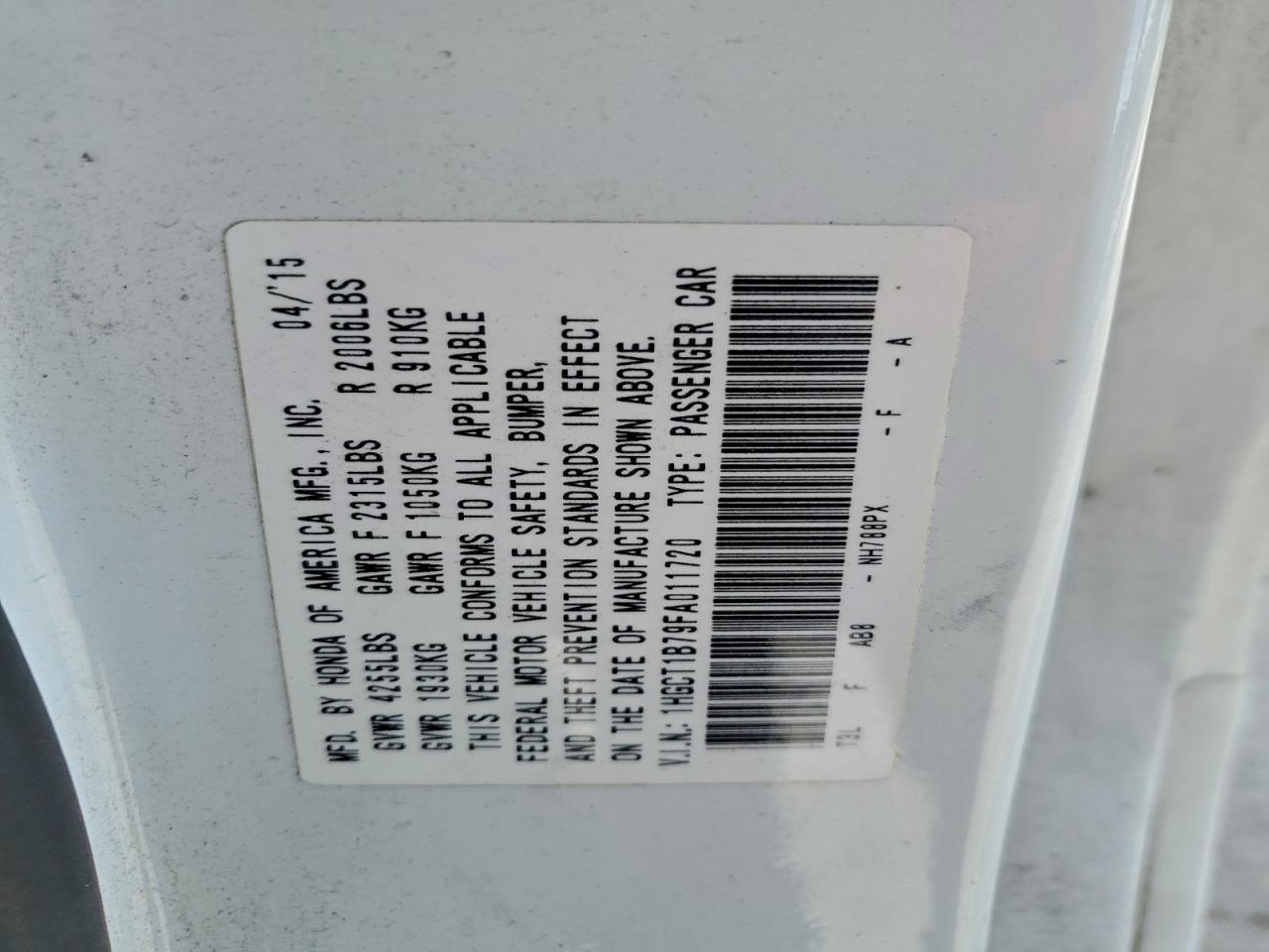 Honda Accord Ex Image 10