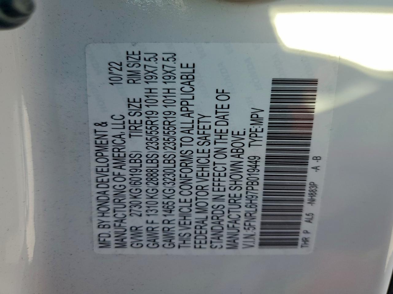 Honda Odyssey Elite Image 12