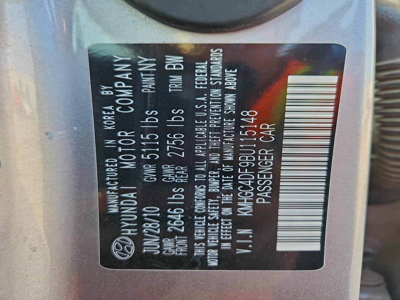 Hyundai Genesis 4.6l Image 10