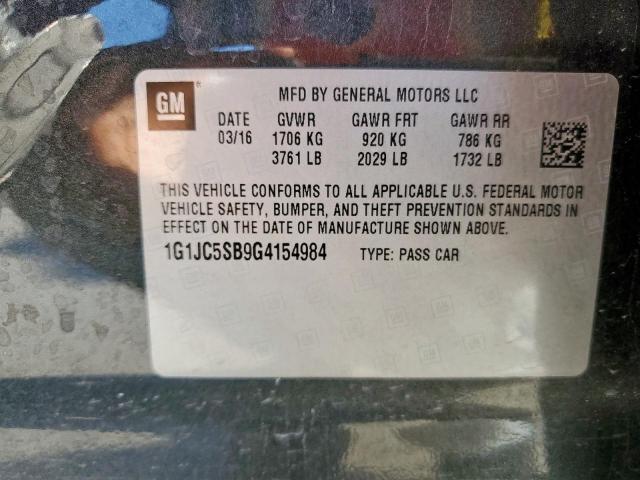 Chevrolet Sonic Lt Image 6