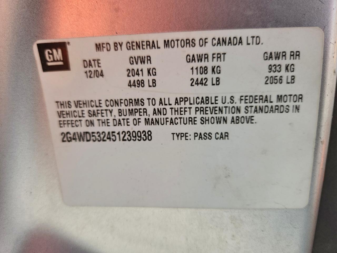 Buick LaCrosse Cxl Image 12