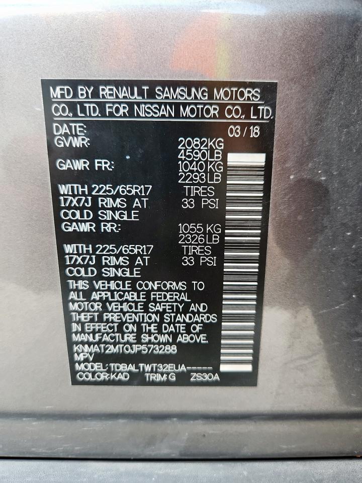 Nissan Rogue S Image 6