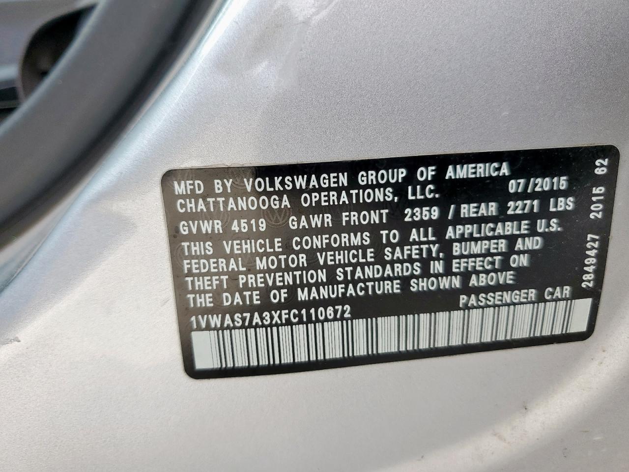 Volkswagen Passat S Image 5