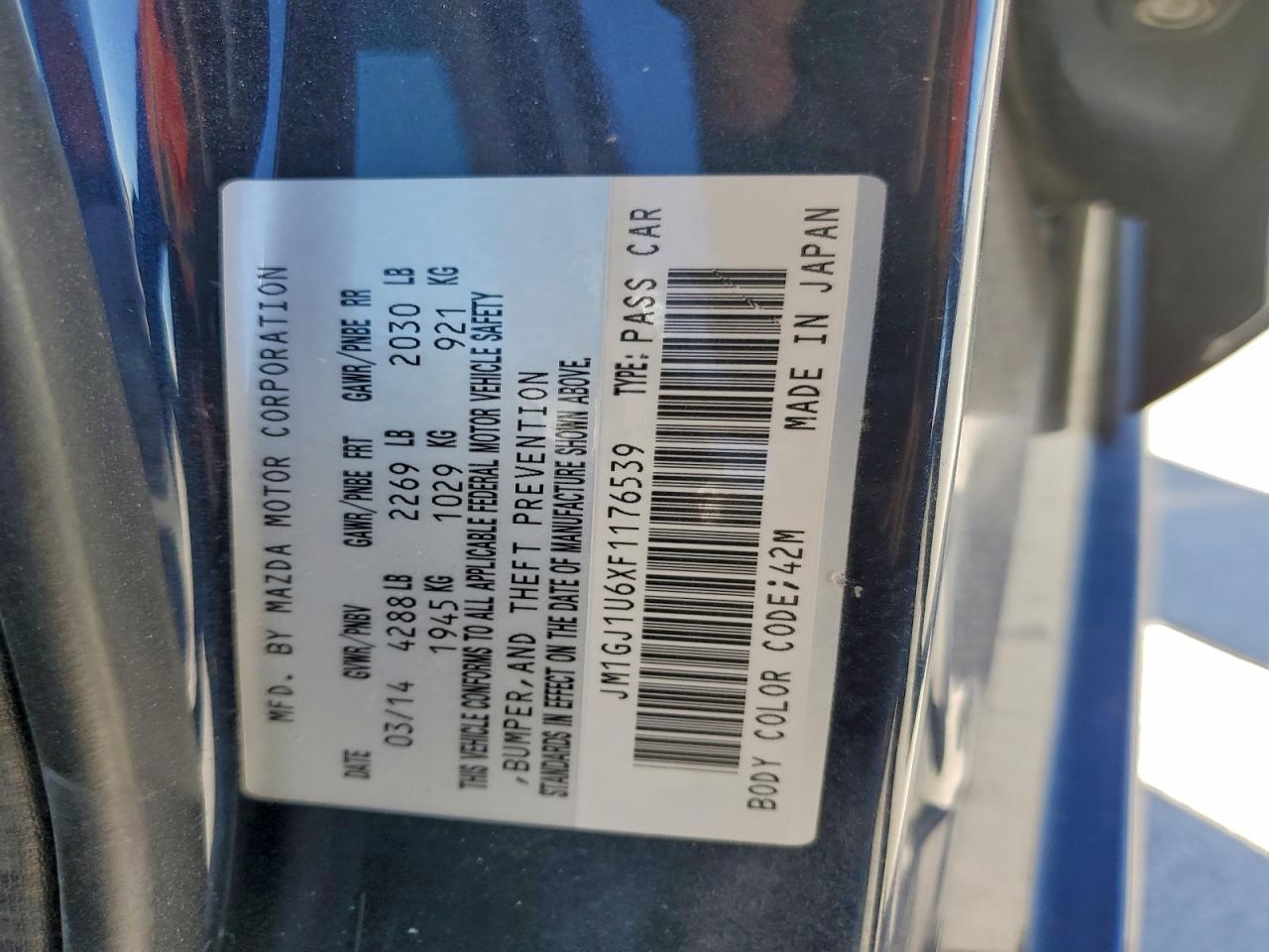 Mazda 6 Sport Image 12