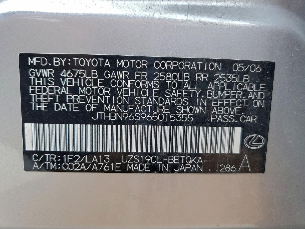 Lexus Gs 430 Image 8