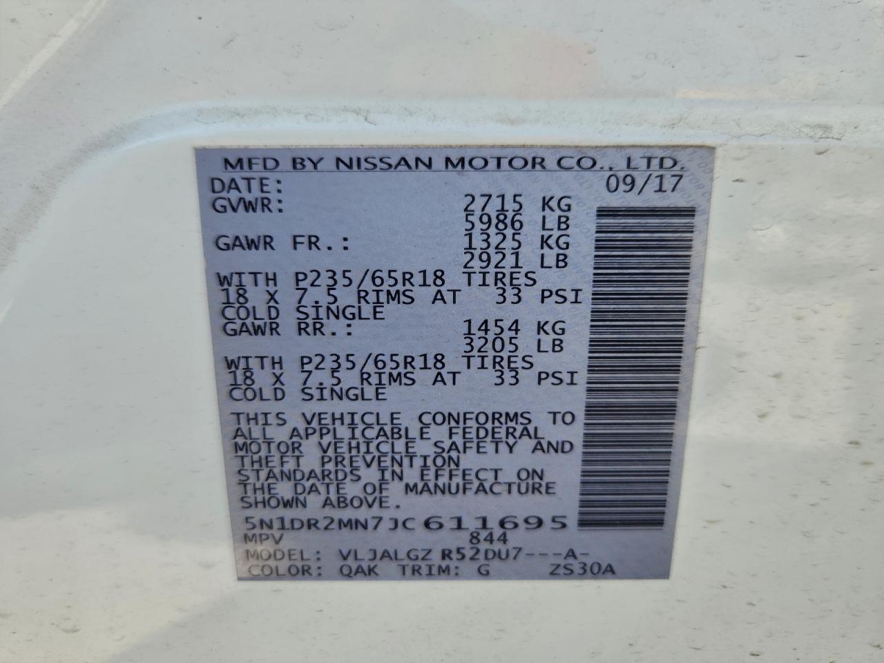 Nissan Pathfinder S Image 13