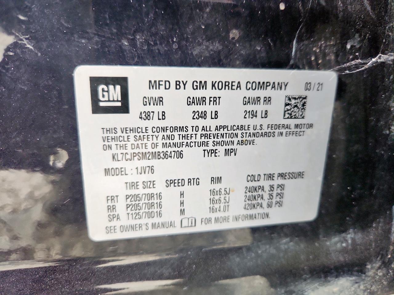 Chevrolet Trax 1lt Image 12